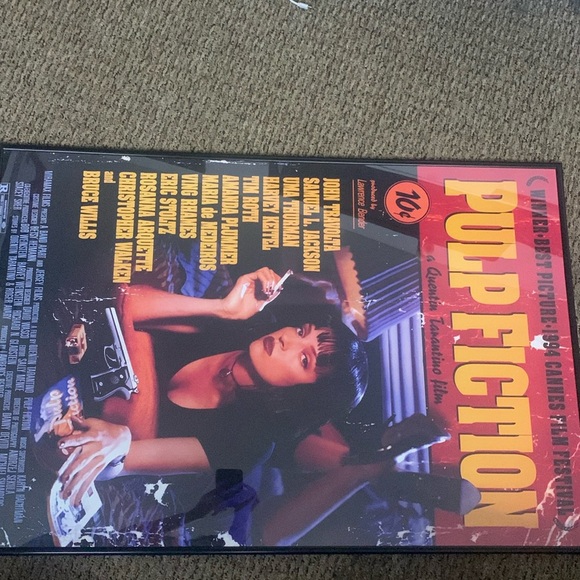 Pulp fiction framed poster - Picture 1 of 1